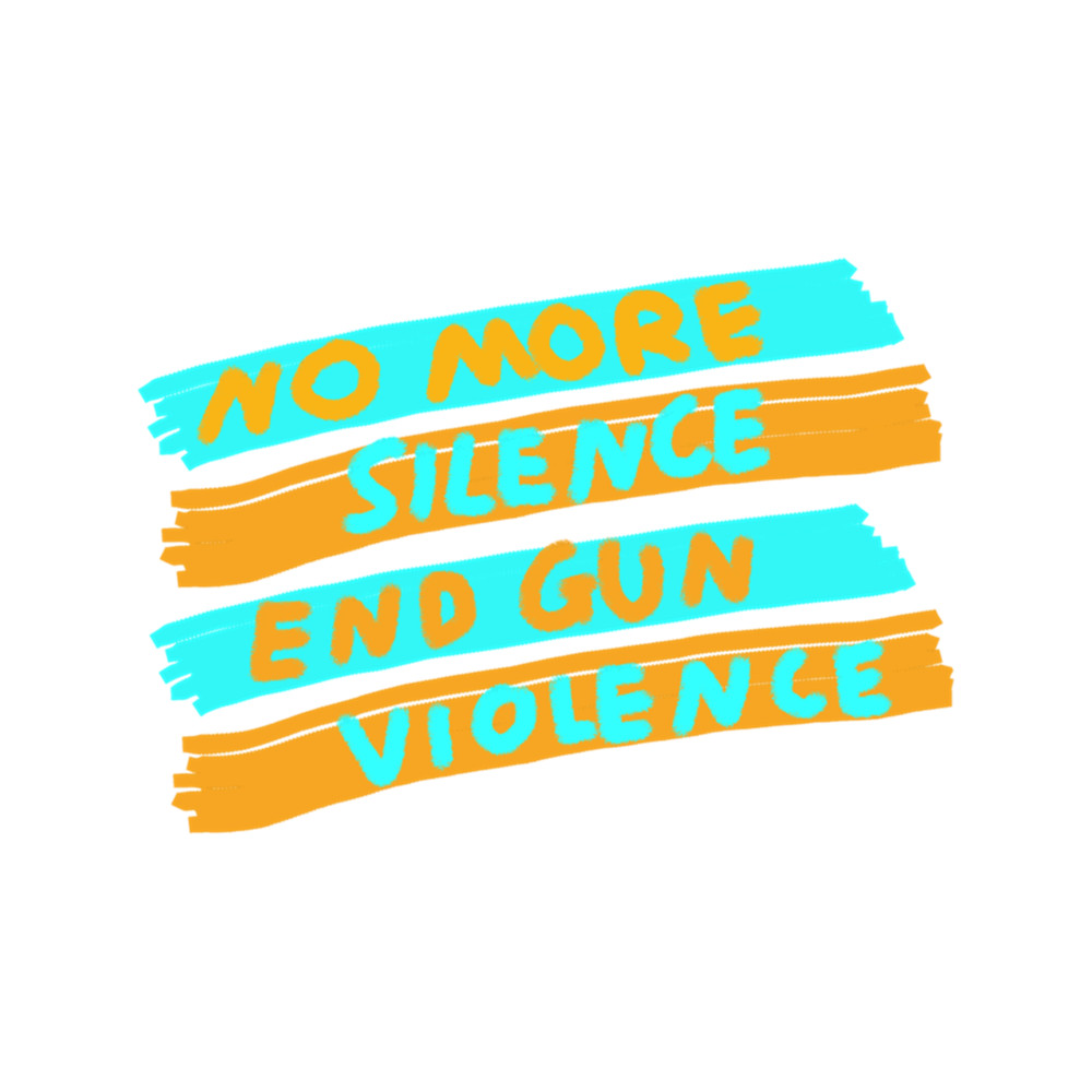 No More Silence End Gun Violence Tri-blend (1).png