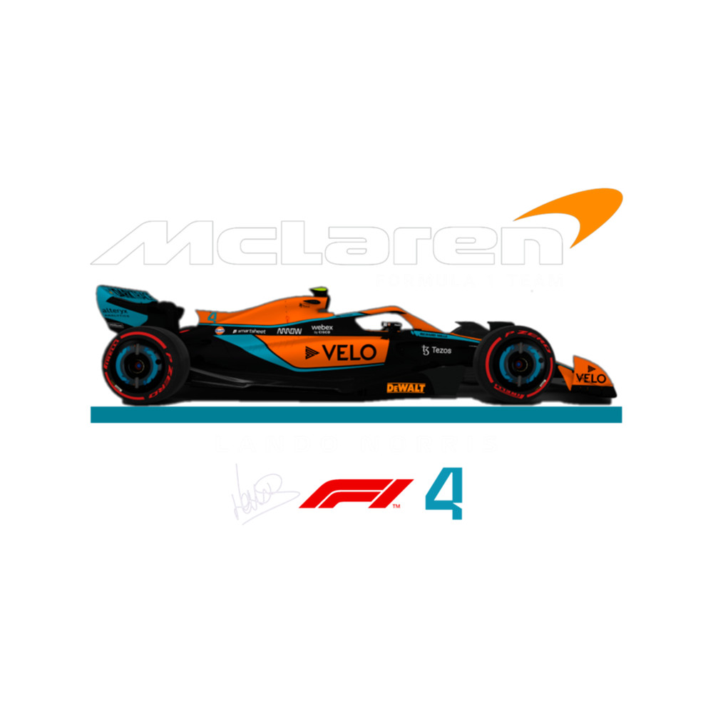 Mcl36 f1 2022 Mclaren F1 Team 2022 Lando Norris 4 F1 Logo, Mclaren f1 Merch, Lando Norris Clothing, .png