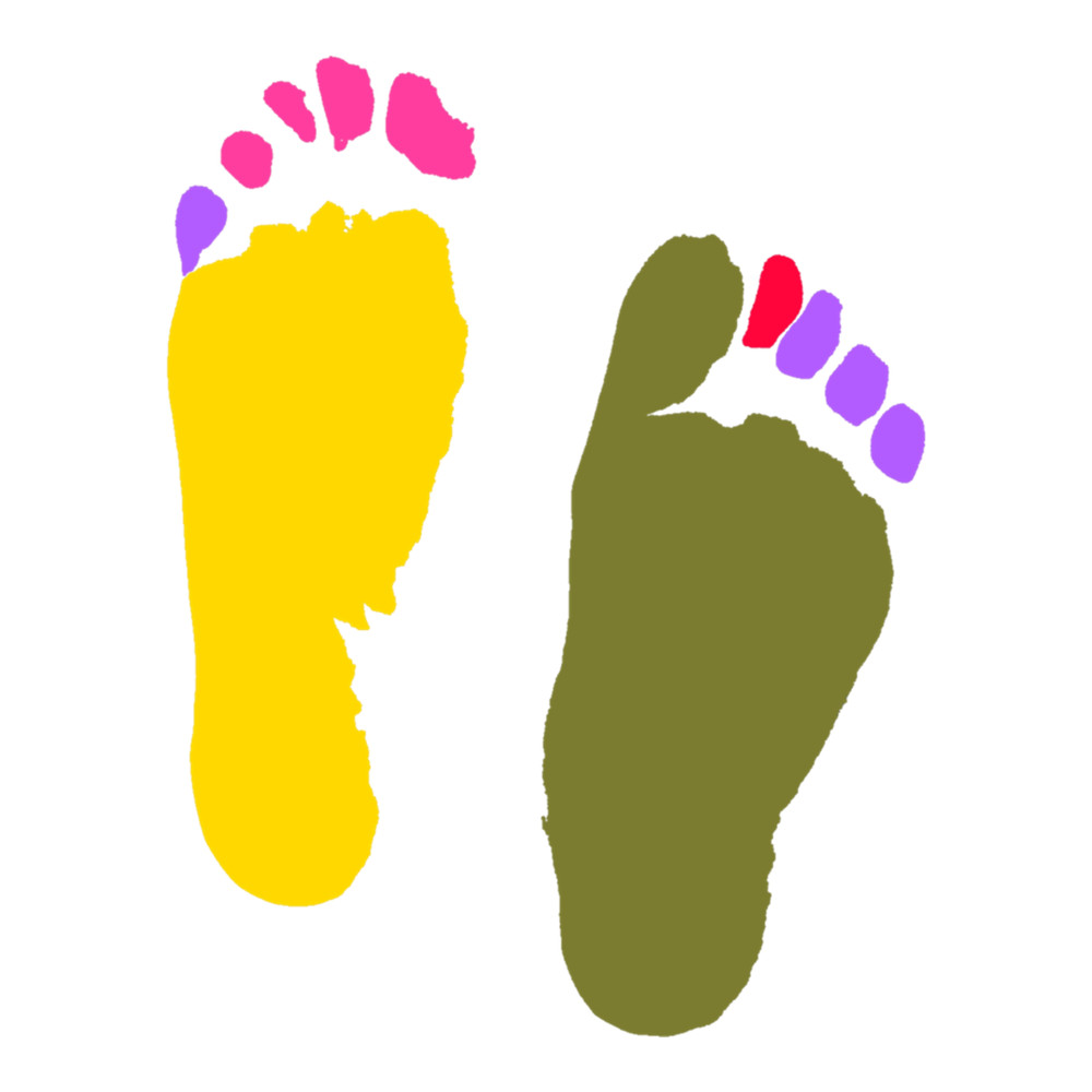 Multicolour soles foot prints .png
