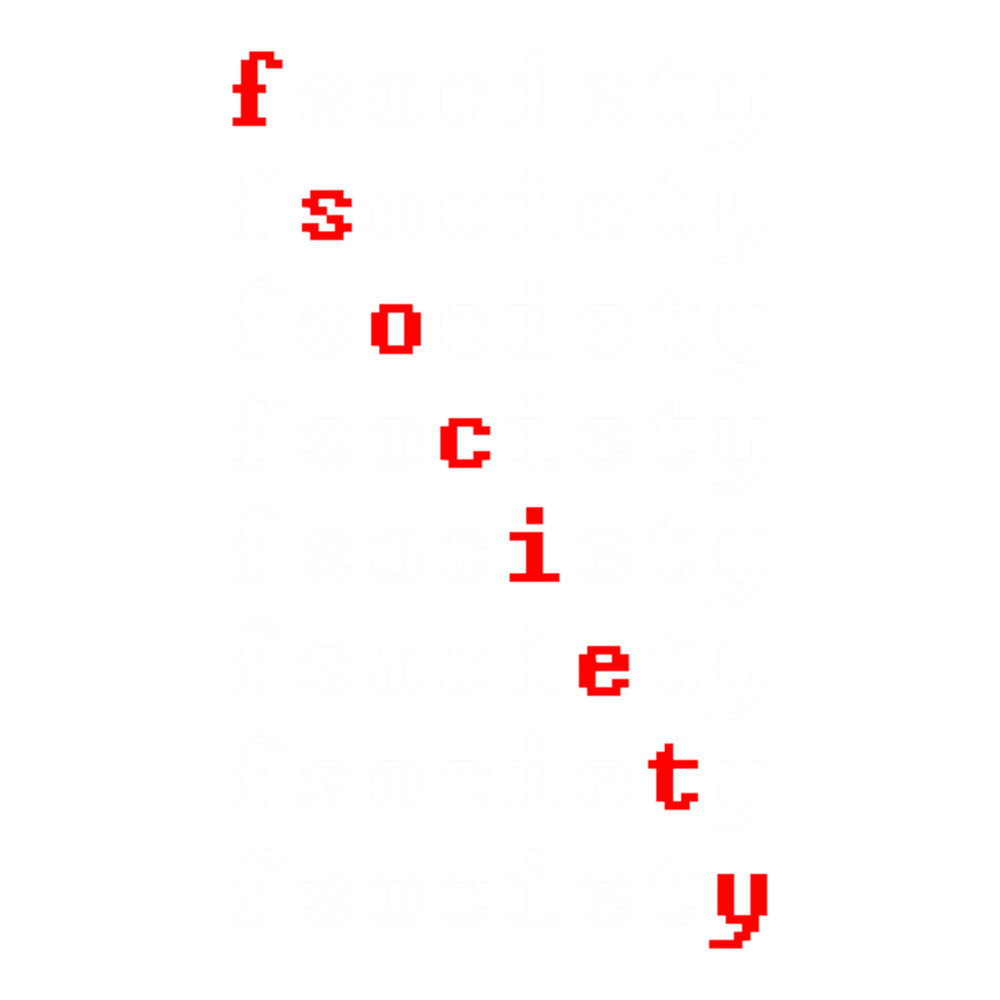 Fsociety Red Diagonal Lover Gifts .png