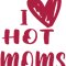 I Heart Hot Moms Grey Tee .png