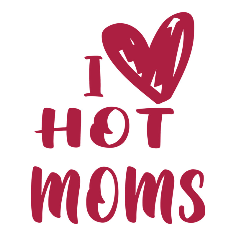 I Heart Hot Moms Grey Tee .png