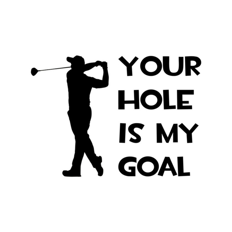 Your Hole Is My Goal - Funny Golf Shirts .png