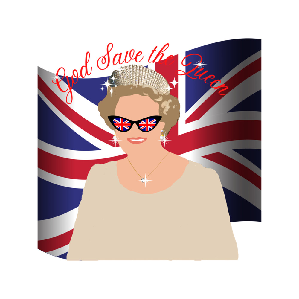 God Save the Queen Elizabeth II Britain .png