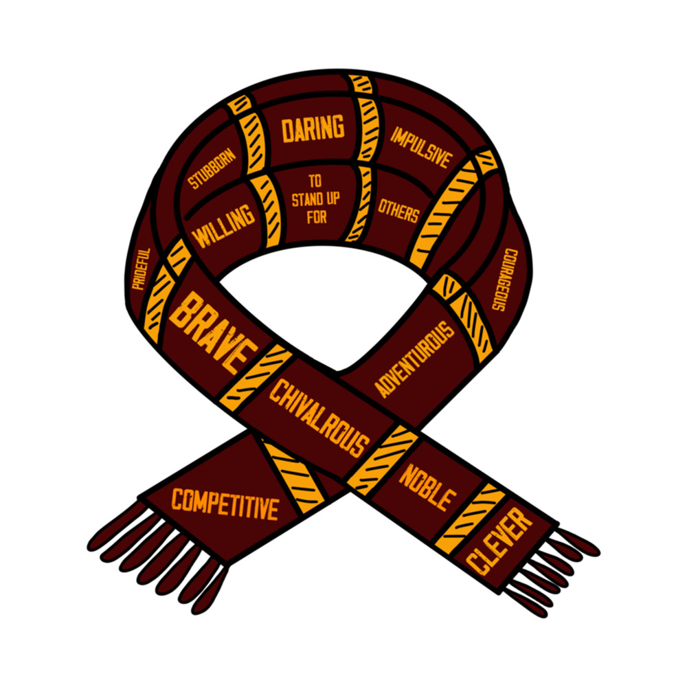 Brave, Noble, Daring, Clever, Chivalrous Scarf .png