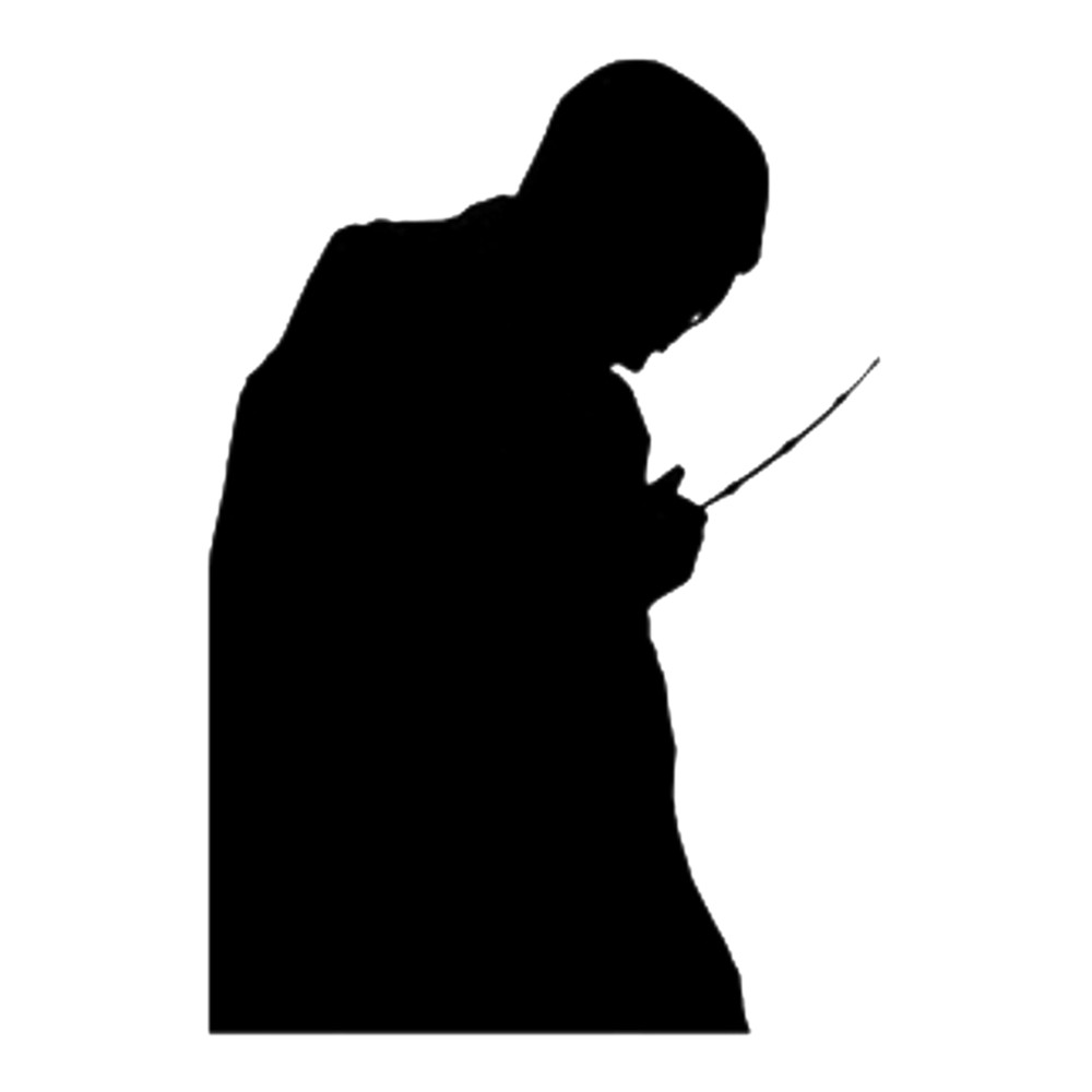 Evil Wizard Wand Silhouette  .png