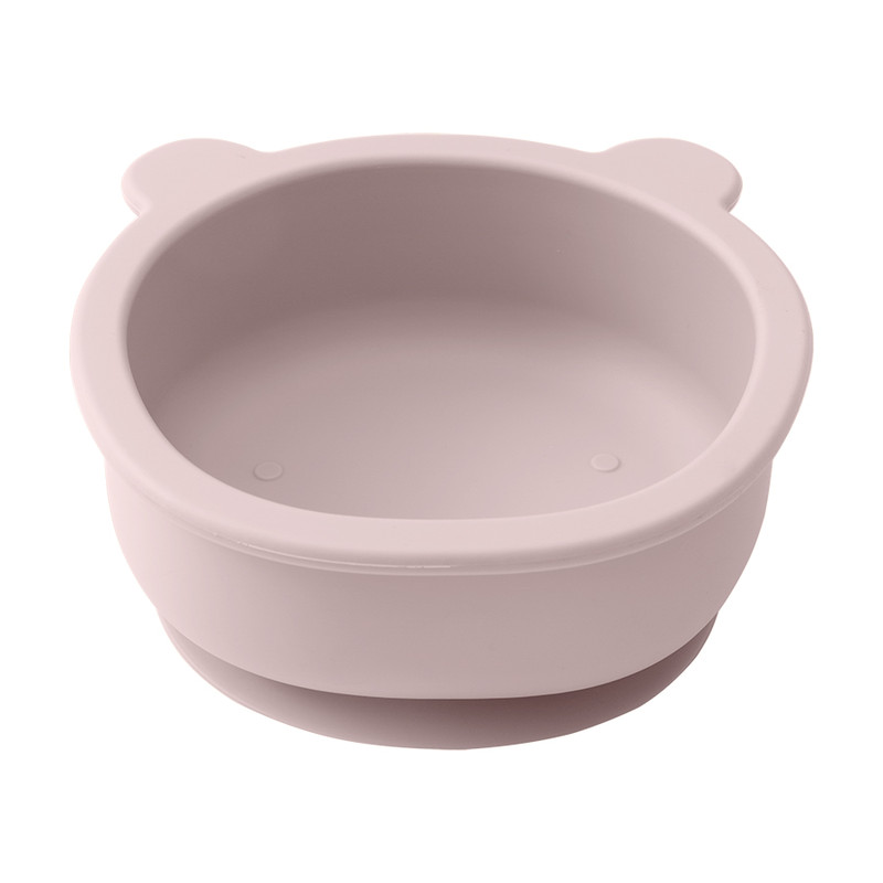 Training Baby Stuff Cartoon Cute Bear, Silicone Baby Tableware, Shape Bowl Toddler Tableware, Suction Dinner Set Eating