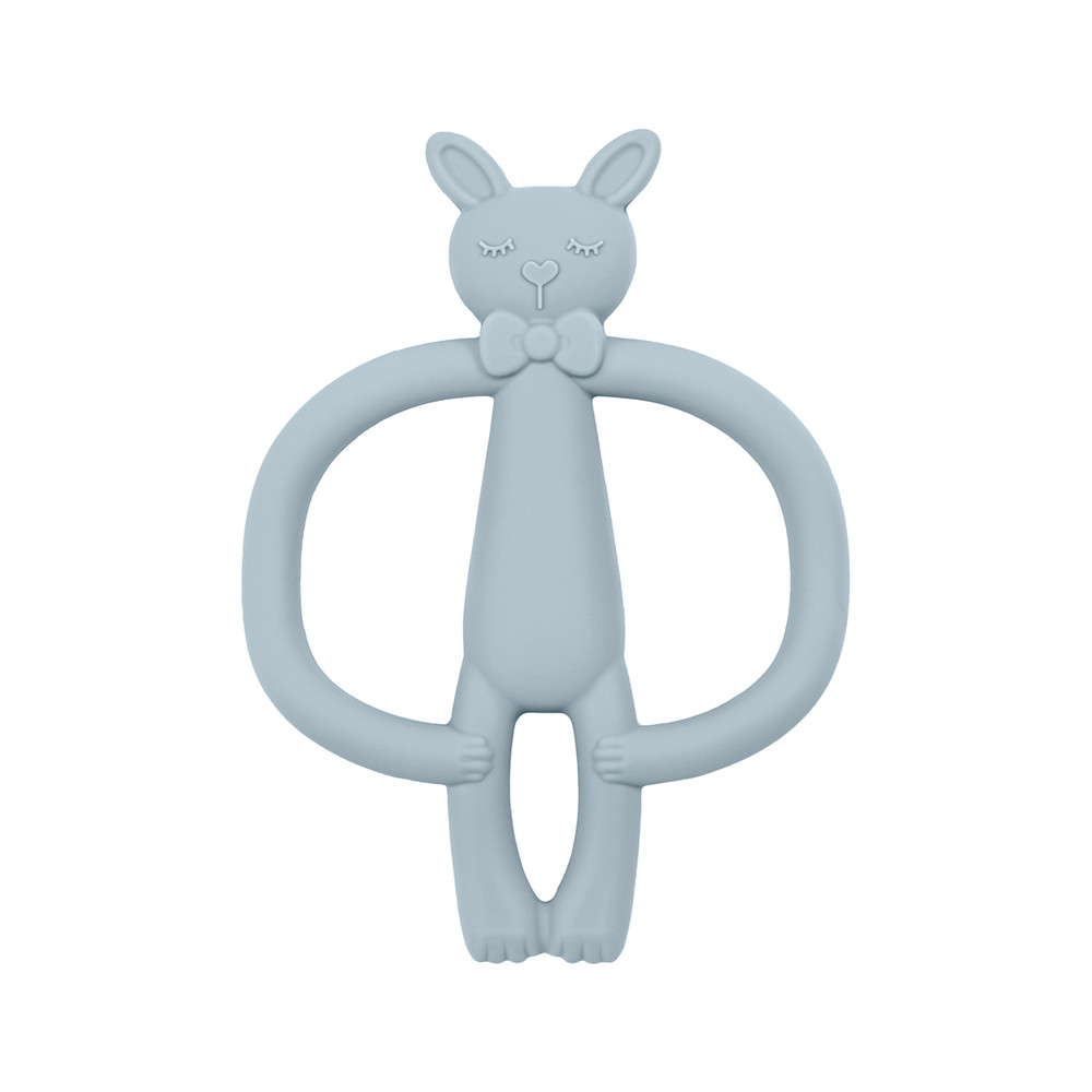 Toys Teething Infant Chewing Toy, Color Kids Silicone Teether, Gifts Newborn Cartoon Rabbit Teether