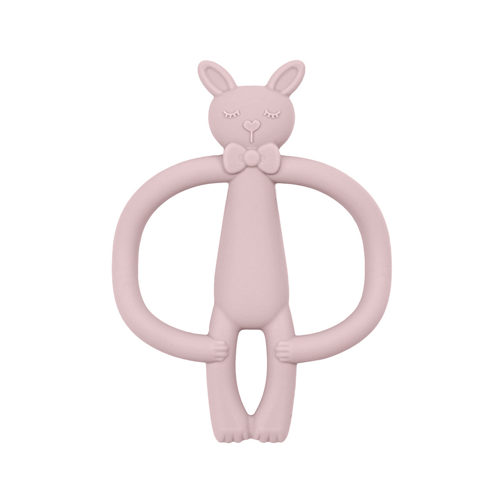 Toys Teething Infant Chewing Toy, Color Kids Silicone Teether, Gifts Newborn Cartoon Rabbit Teether