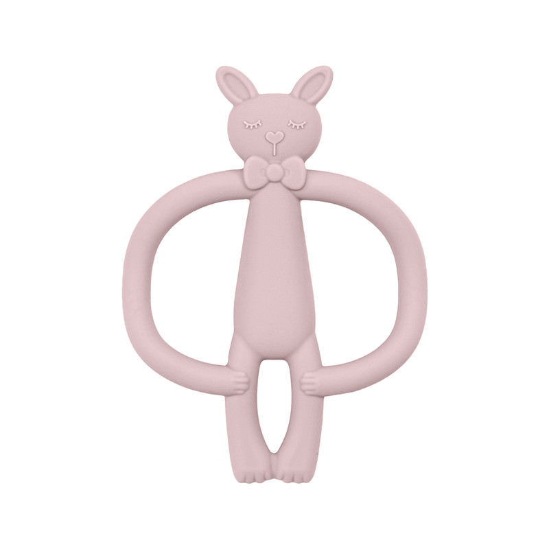 Toys Teething Infant Chewing Toy, Color Kids Silicone Teether, Gifts Newborn Cartoon Rabbit Teether