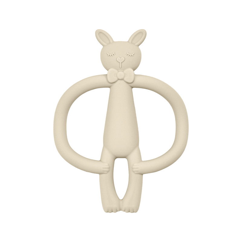 Toys Teething Infant Chewing Toy, Color Kids Silicone Teether, Gifts Newborn Cartoon Rabbit Teether