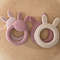 BPA Free Cartoon Rabbit Baby Teether Silicone Toy Health Molar Chewing Nursing Teething Gifts Baby 2