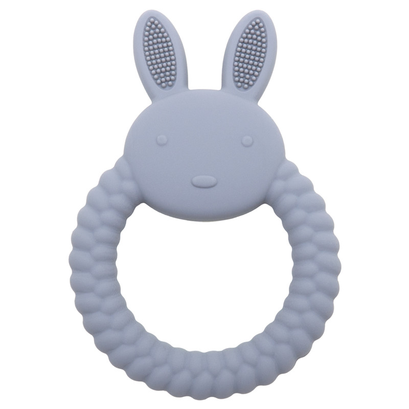 BPA Free Cartoon Rabbit Baby Teether Silicone Toy Health Molar Chewing Nursing Teething Gifts Baby 7
