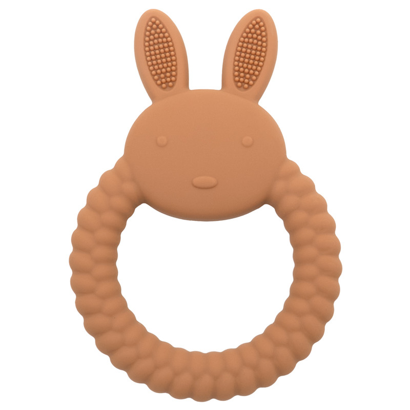 BPA Free Cartoon Rabbit Baby Teether Silicone Toy Health Molar Chewing Nursing Teething Gifts Baby 11