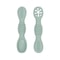 Training Spoon Feeding Tableware Baby Spoon Fork Set Food Grade Silicone Sticky Spoon Children Cutl 6