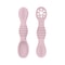 Training Spoon Feeding Tableware Baby Spoon Fork Set Food Grade Silicone Sticky Spoon Children Cutl 11