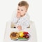 Cute Bear Baby Bowl Food Grade Silicone Double Plate For Meals Macaron Color Suction Cup Bowl 5