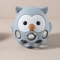 Cartoon Owl Shape Teether Baby Owl Teether Gloves Anti Eating Hand Molar Baby Accessorie Silicone G 1