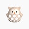 Cartoon Owl Shape Teether Baby Owl Teether Gloves Anti Eating Hand Molar Baby Accessorie Silicone G 4