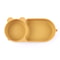 Baby Silicone Suction Cup Bowl Cute Bear Design Macaron Color 100 Food Grade Silicone BPA Free Doub 2