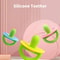 Soft Molar Stick With Massage Dot Silicone Teether Ring Pacifier Type Teething Tool For Babies 3
