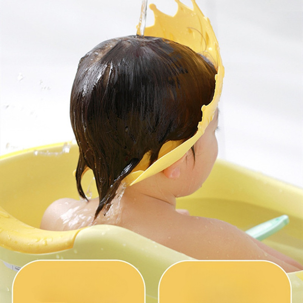 Silicone Shampoo Hat For Kids Waterproof Baby Eye And Ear Protection Shower Shampoo Hat For Childre 2