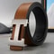 High Quality Men Belt Genuine Second Cow Leather Strap New Casual Designer Belt With Male Smooth Bu 4