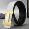 High Quality Men Belt Genuine Second Cow Leather Strap New Casual Designer Belt With Male Smooth Bu 7