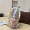 Two Piece Womens Bag Set Lightweight Cute Backpack Back To School Season Bag Lace Style Pain Bag Fo 2