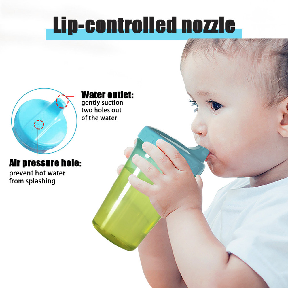 Portable Student Drinking Cup, Drop-Proof and Leak-Proof, Colorful Children's Water Cup for Babies