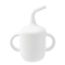 Infant Silicone Learning Cup Double Handle Baby Feeding Straw Color Kids BPA Free Training Drinking 5