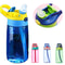 Safe Baby Feeding Cups With Straws Portable Kids Water Cup Leakproof Bottle 0