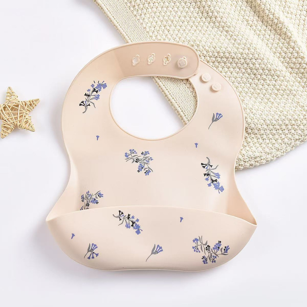 Waterproof Baby Bibs Silicone Bibs For Newborn Baby Feeding Tableware Toddler Feeding Bibs Bandana 1