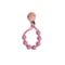 Lovely Heart Shape Pacifier Chain For Baby Silicone Dummy Clip Wood Baby Pacifier Chain With Cute H 1