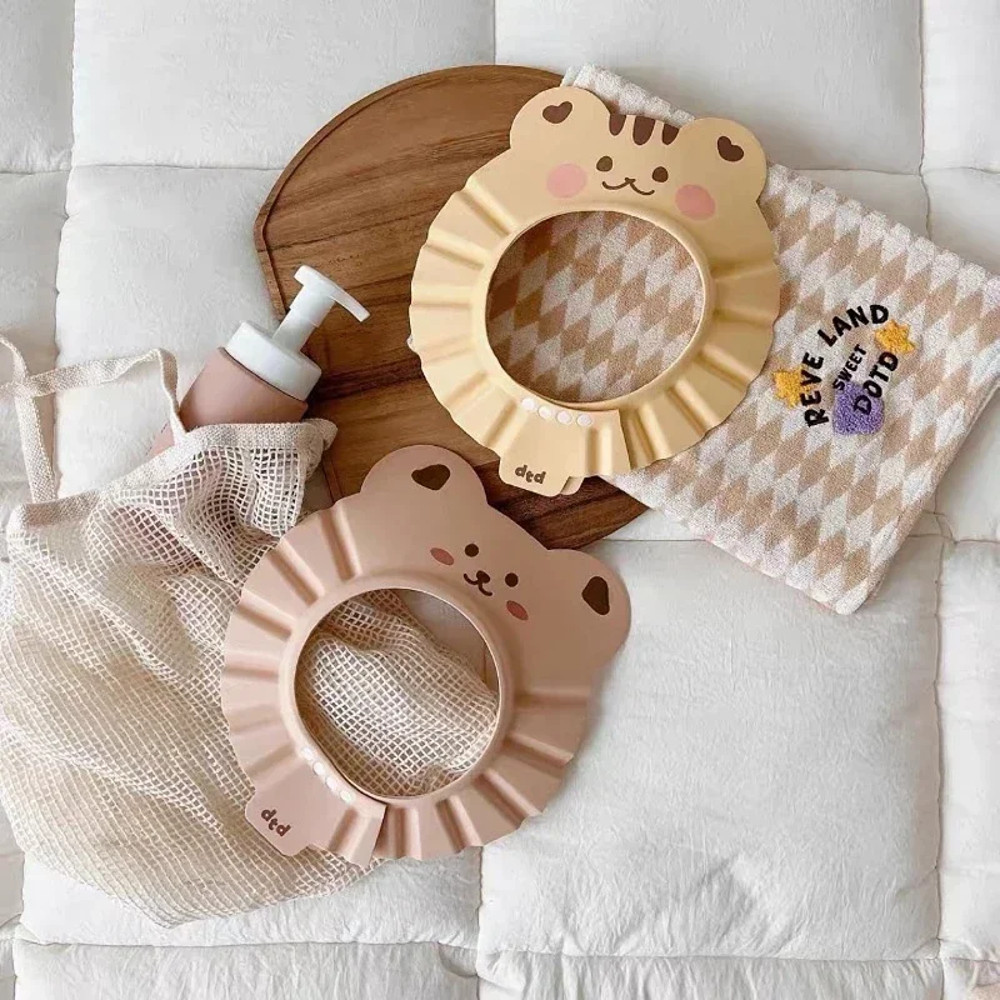 Safe Adjustable Shampoo Cap For Babies Soft Bathing Cap Hat Shower Protection For Kids Wash Hair Sh 3