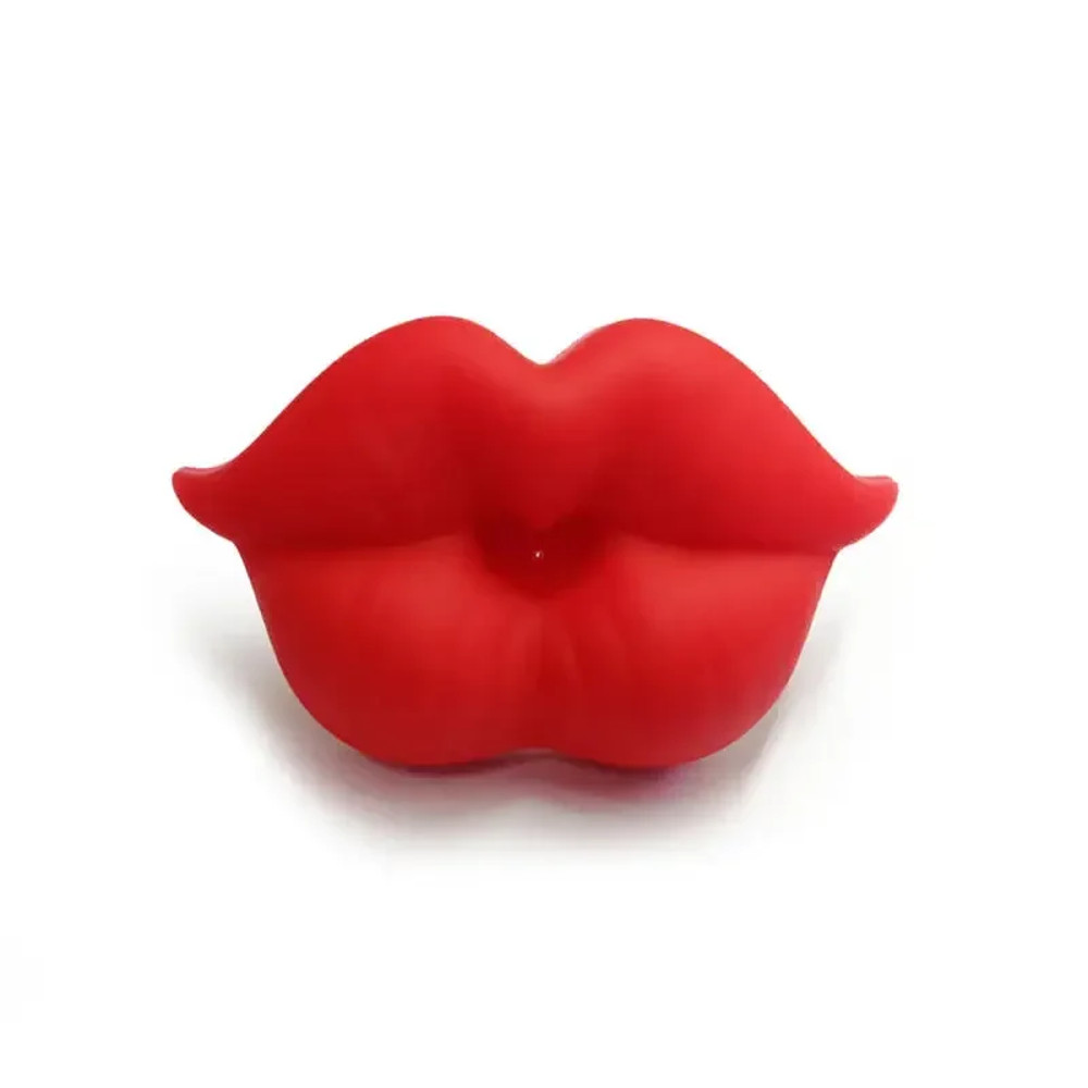 Baby Teether Silicone Funny Mustache Pacifier With Red Lips Orthodontic Nipple BPA Free 9