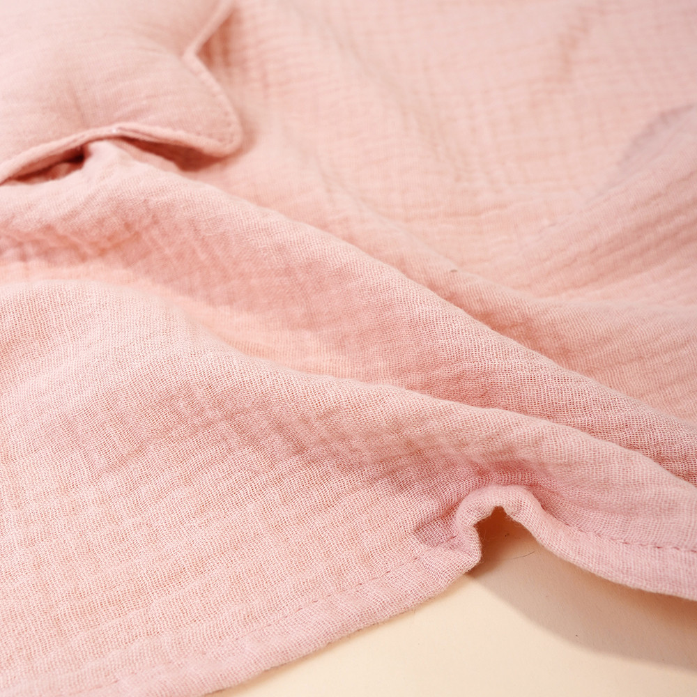 Cute Cat Doll Infant Sleep Blanket With Soft Baby Cotton Muslin Towel 1