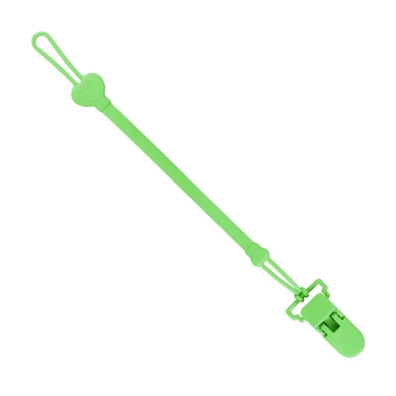 Nursing Accessories for Newborns, Silicone Teething Pacifier Chain Clip