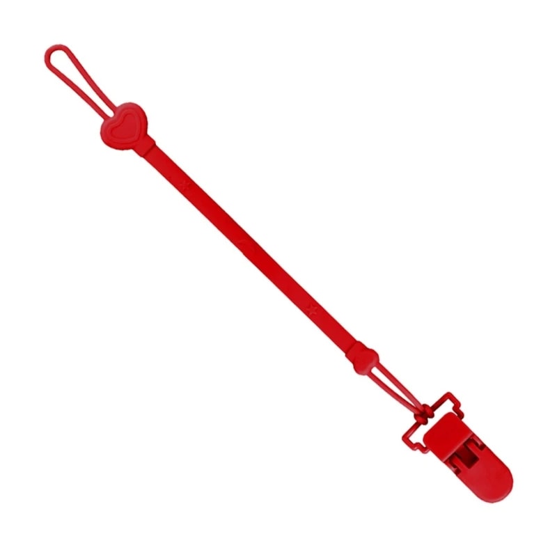 Nursing Accessories for Newborns, Silicone Teething Pacifier Chain Clip