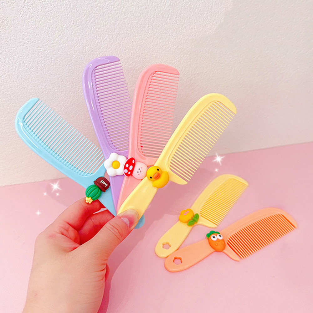 Portable Mini Hair Comb Cartoon For Kids Cute Girl Student Hair Care Professional Salon Comb For Bl 1