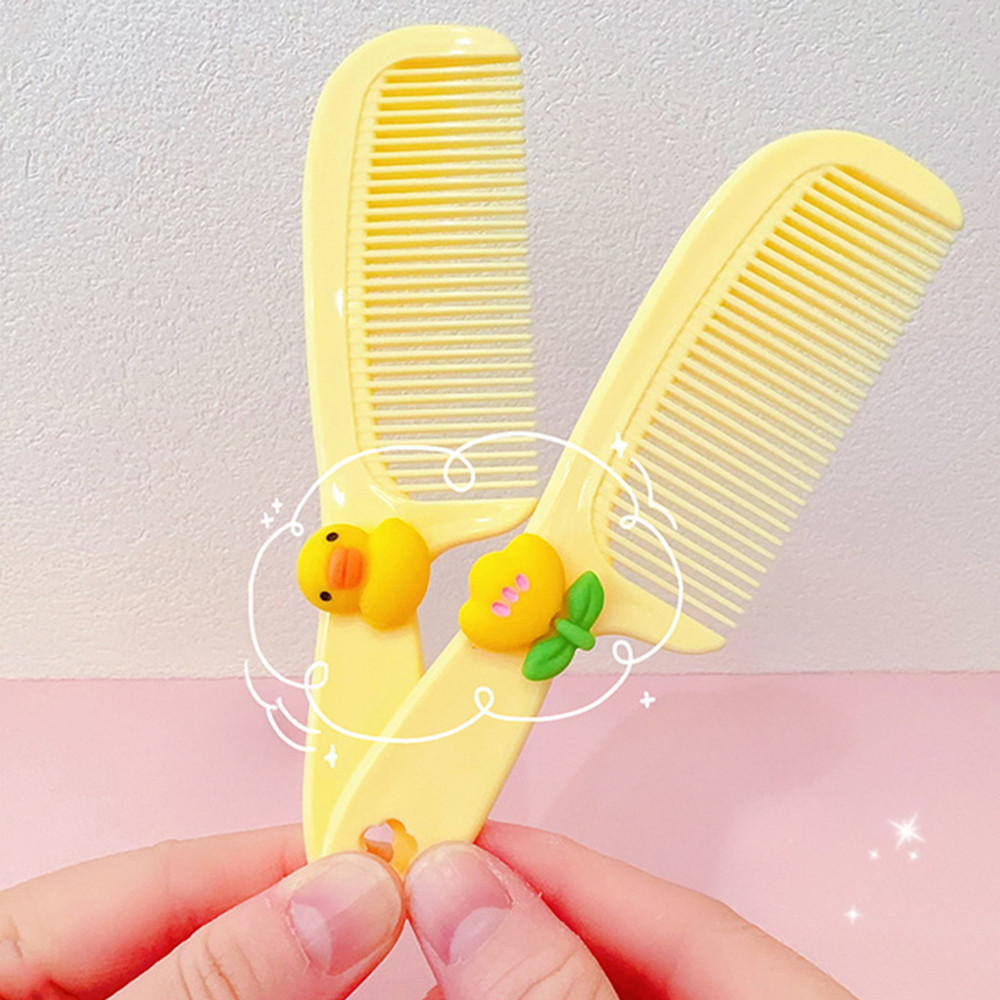 Portable Mini Hair Comb Cartoon For Kids Cute Girl Student Hair Care Professional Salon Comb For Bl 3