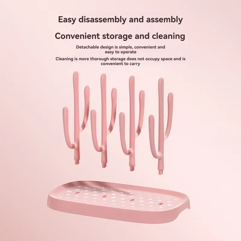 Hanging Drainer Baby Bottle Drying Rack Water Cup Rack Bracket 5