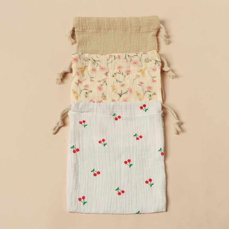 Hanging Storage Pouch For Outdoor Stroller Mommy Bag Drawstring Baby Gift Bag Dustproof Room Storag 6