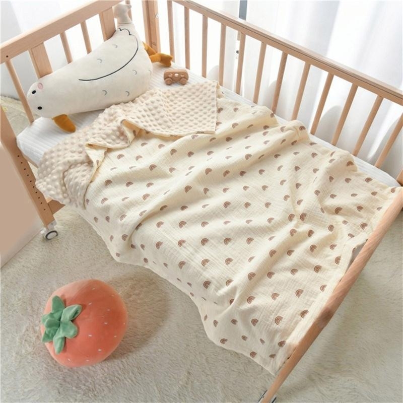 Breathable Toddlers Bath Towel Bean Bean Blanket Newborns Quilts 3