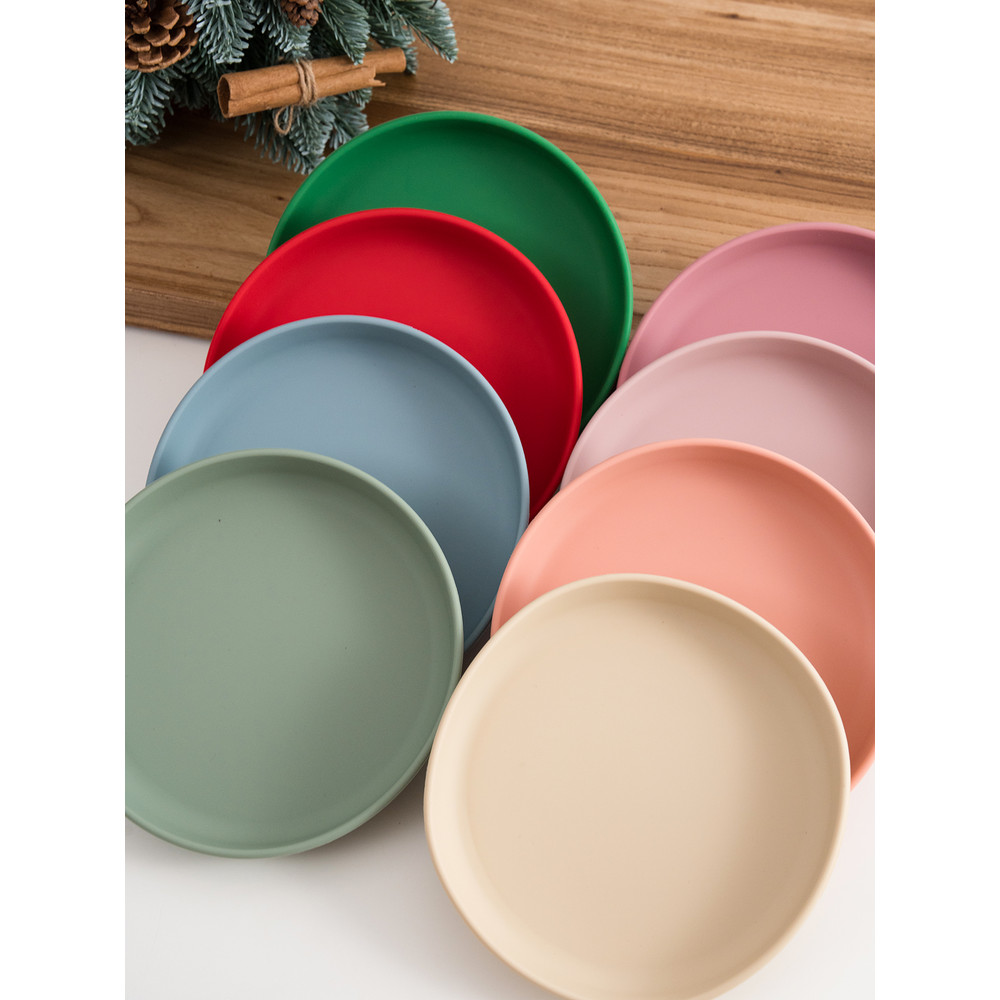 Color Kids Silicone Plate Suction, BPA-Free Baby Dishes, Newborn Feeding Bowl