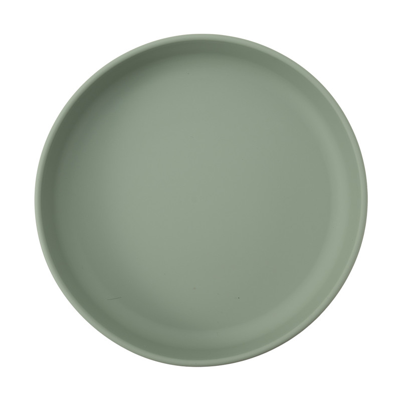 Color Kids Silicone Plate Suction, BPA-Free Baby Dishes, Newborn Feeding Bowl