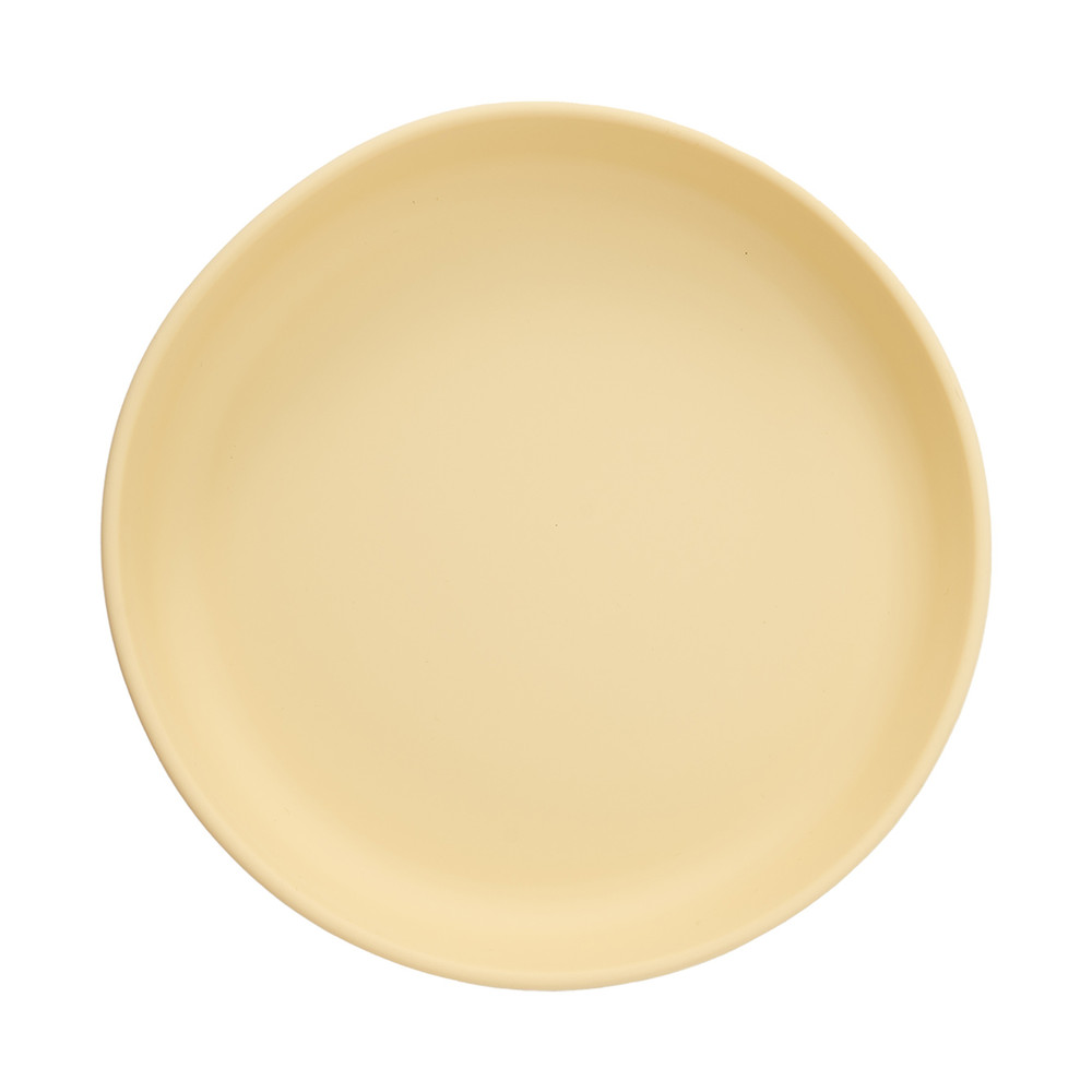 Color Kids Silicone Plate Suction, BPA-Free Baby Dishes, Newborn Feeding Bowl