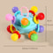 Developmental Learning Teether Toys Montessori Baby Sensory Teething Toys Chewable Rattles Boys Gi 6