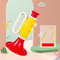 Colorful Musical Instruments, Early Montessori Educational Toy, Mini Baby Trumpet Toys Children, Games for Kids Gifts