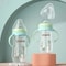 Sippy Bottle For Infants AntiDrop Soft Nipple Baby Bottle With Handle Water Formula Milk Feeding 0